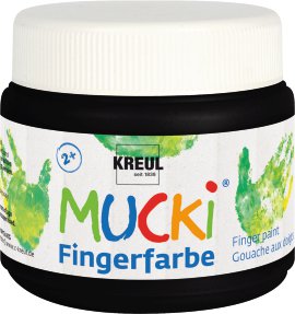 KREUL Fingerfarbe Schwarz 150 ml