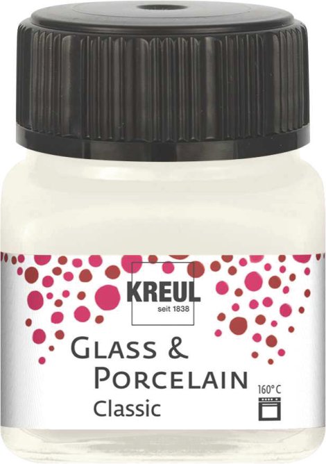 KREUL Malfarbe Glass & Porcelain Classic Elfenbein 20 ml