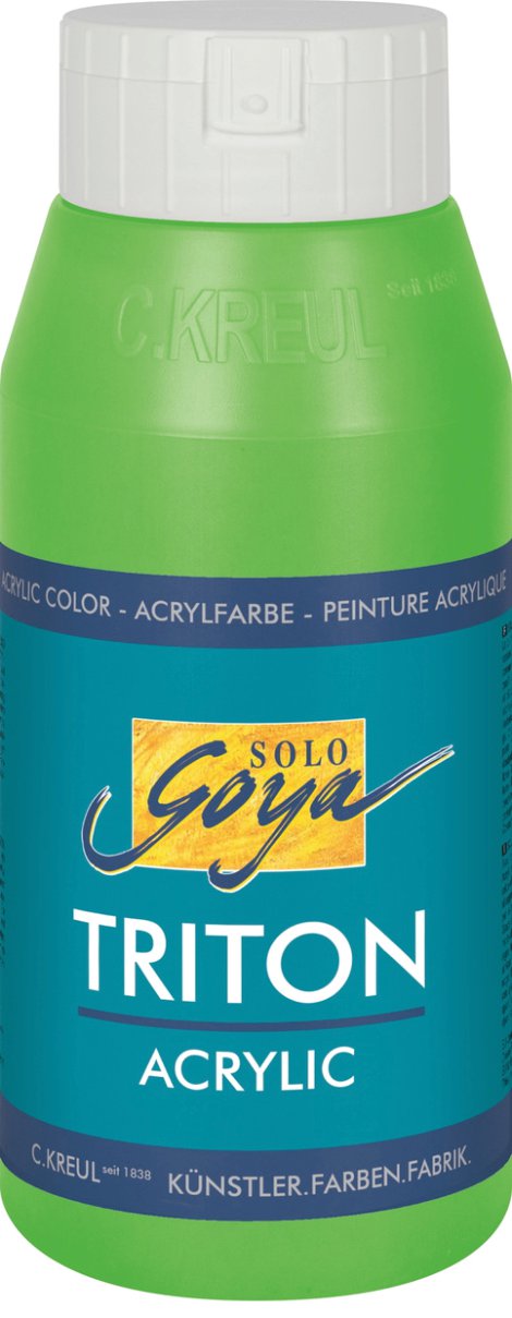 KREUL Acrylfarbe Triton Gelbgrün 750 ml