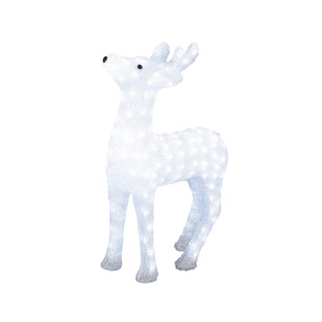 LED-Outdoor Rentier Acryl Kaltweiß 176 Dioden