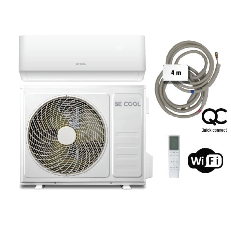 BE COOL Premium Split-Klimagerät 12000 BTU Weiß