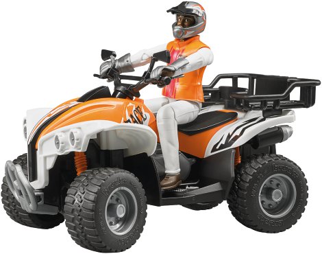 BRUDER Quad mit Fahrer