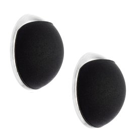 WAGNER Wandtürstopper Screw or Glue Wall Schwarz 20x8 mm 2 Stk.