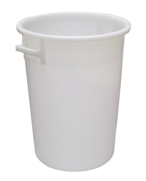 Tonne mit Griffen Weiß 100 l