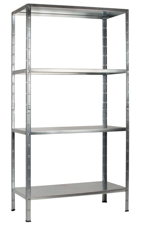 SCHULTE REGALWELT Grundregal 4 Böden verzinkt 180x90x40 cm