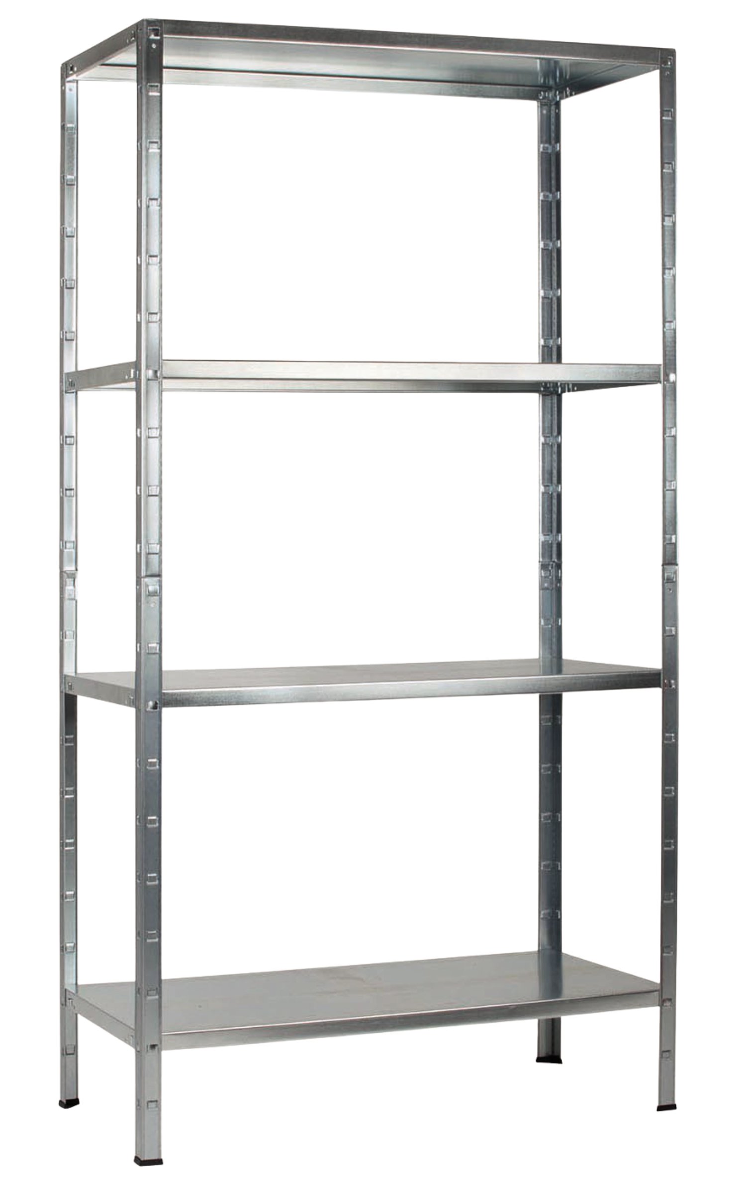 SCHULTE REGALWELT Grundregal 4 Böden verzinkt 180x90x40 cm