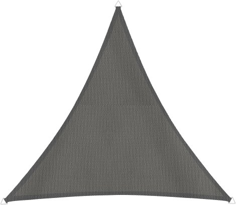 WINDHAGER Sonnensegel CANNES dreieckig Anthrazit 5x5x5 m