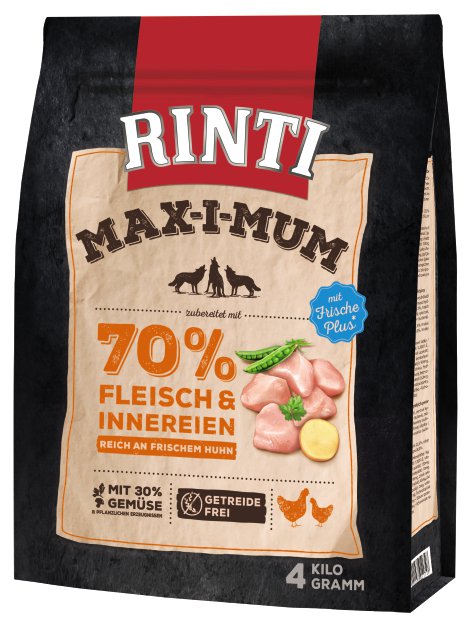 RINTI Hundetrockenfutter Maximum Huhn 4 kg