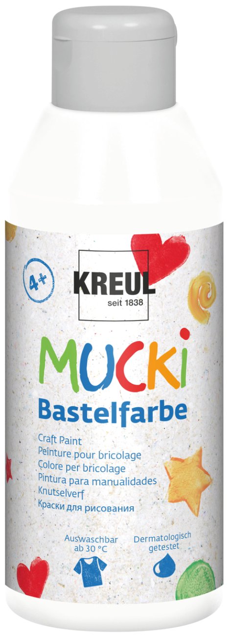 KREUL Bastelfarbe Weiß 250 ml
