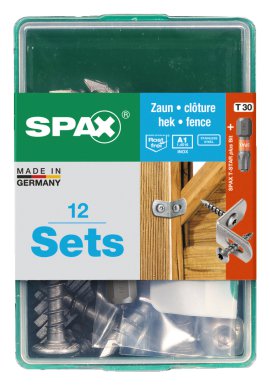 SPAX Zaunverbinder 7x35 LP 12er-Set