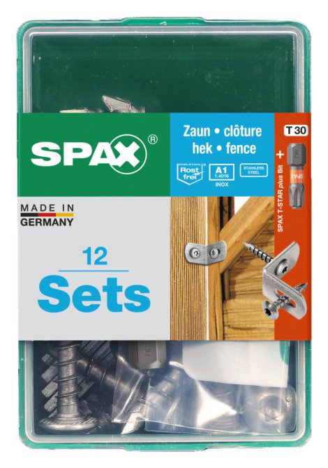 SPAX Zaunverbinder 7x35 LP 12er-Set