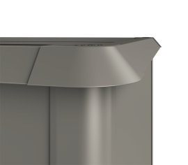 BIOHORT Schneckenschutz für Hochbeet, quarzgrau-metallic