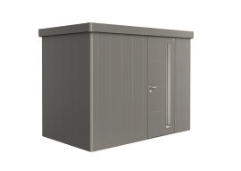 BIOHORT Gerätehaus Neo 1C Standardtür 292x180x222 cm, quarzgrau-metallic