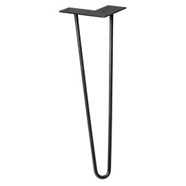 WAGNER Möbel-Designfuß Hairpin Schwarz