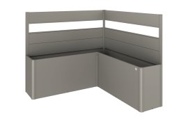 BIOHORT Sichtschutz für Belvedere L-F + AC-GL, quarzgrau-metallic