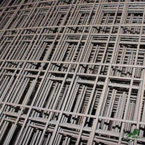 H+S Gittermatte blank MW 100x100 mm, Stärke 5,0 mm, Matte 2x1 m (LxH)