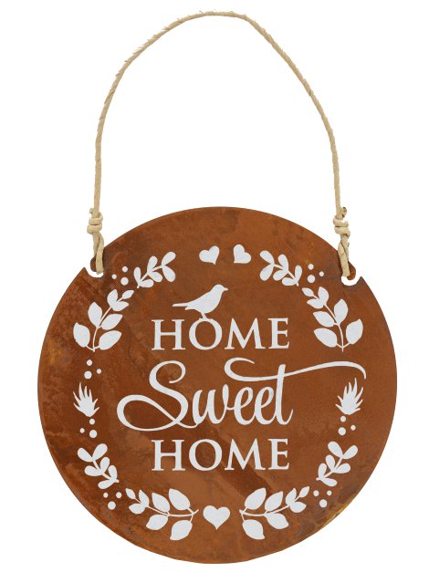 Gartenschild Home 25 cm