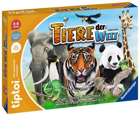 RAVENSBURGER Tip Toy Spiel Tiere der Welt