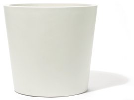 Pflanzgefäß Jano White GFK 38 cm
