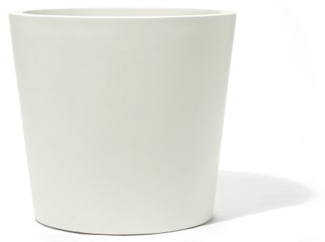 Pflanzgefäß Jano White GFK 38 cm