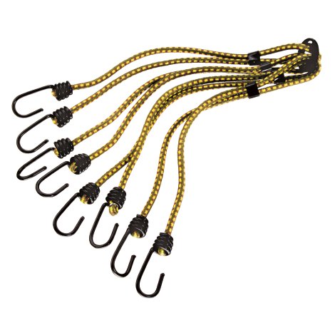 Gummispinne Achtarm mit Stahlhaken 8 mm 40 cm