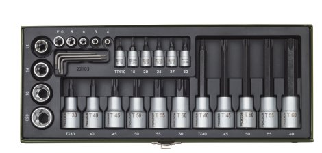 Steckschlüsselsatz TX 29-tlg.