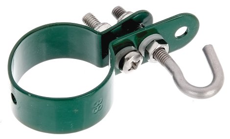 ALBERTS Schelle für Geflechtspannstab verzinkt Grün ⌀ 42 mm