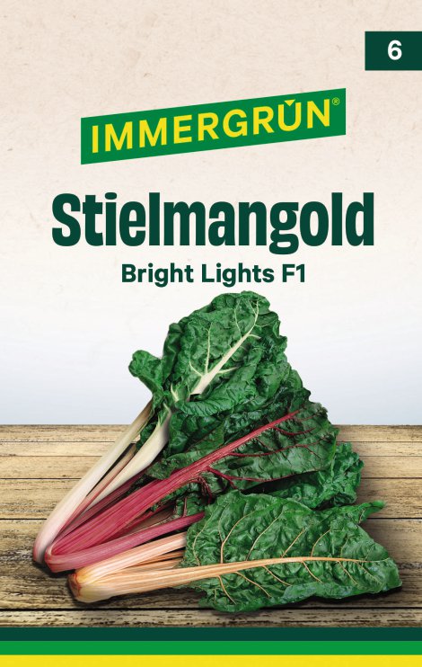 IMMERGRÜN Tütensamen Mangold Bright Lights F1