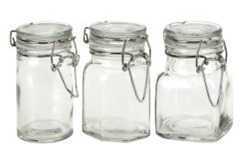 Bügelverschlussglas Mini sortiert 60 ml