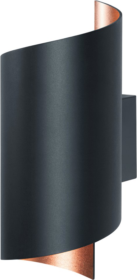 LEDVANCE WIFI SMART + OBRIS Twist LED-Wandleuchte Tunable White 23x12,7 cm, schwarz