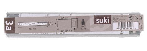 SUKI Kugel-Teilauszug 182x17 mm 1 Stk.