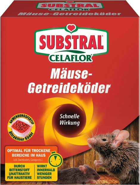SUBSTRAL® Celaflor® Mäuse-Getreideköder Alpha 100 g