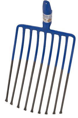 OFFNER Schottergabel 9 Zacken ohne Stiel