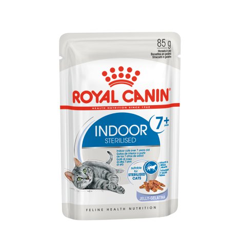 ROYAL CANIN Katzennassfutter Indoor +7 Gelee 85 g