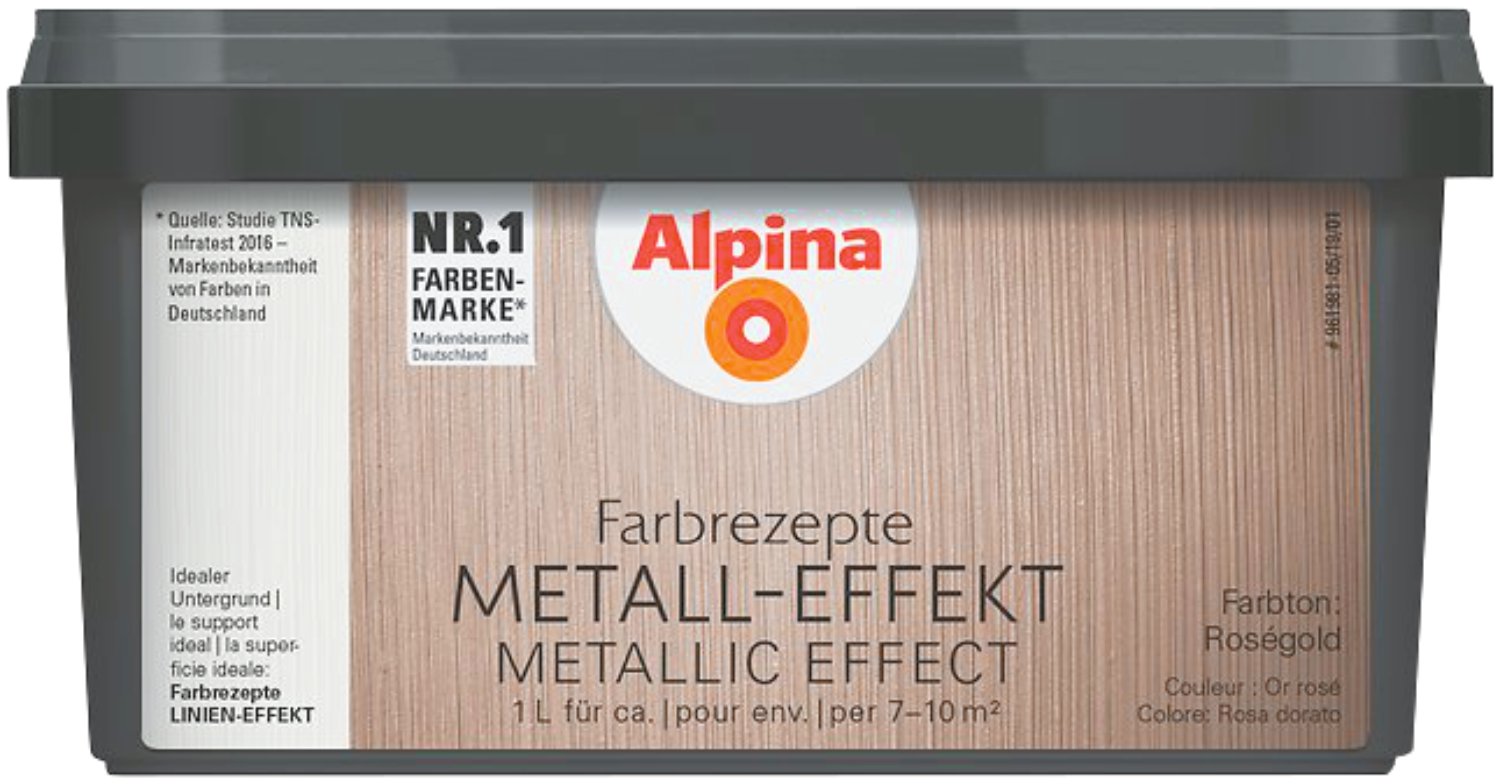 ALPINA Metall Accent Rose Gold 1 l