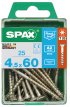 SPAX Schraube A2 Torx 4,5x60 mm M 25 Stk.