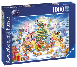 RAVENSBURGER Puzzle Disneys Weihnachten 1000-tlg.