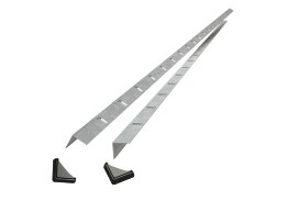 SCHULTE REGALWELT Winkelprofil Stecksystem verzinkt, 2 Stk.