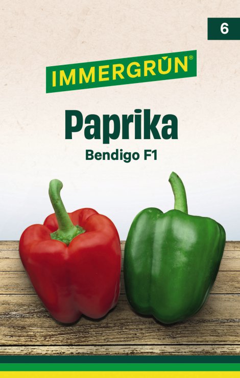 IMMERGRÜN Tütensamen Paprika Bendigo F1