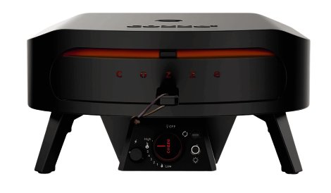 COZZE® Pizzaofen Classic Gas mit Regler Schwarz 17"