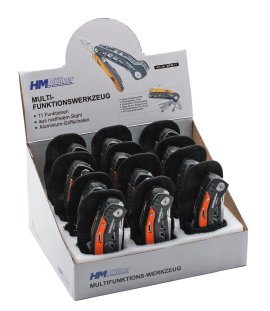 Multifunktionswerkzeug rostfrei mit Tasche 110 mm