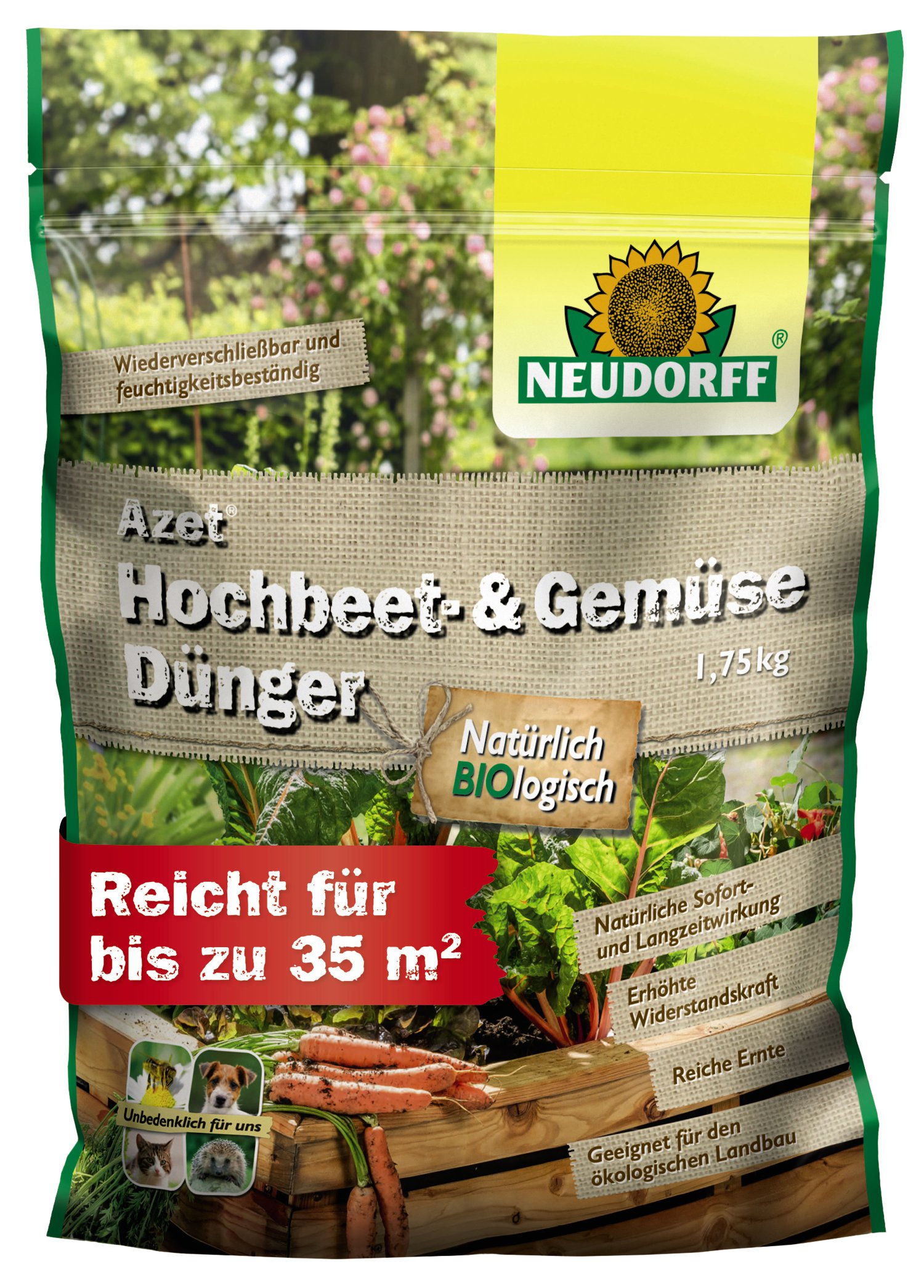 NEUDORFF® Azet Hochbeet- und GemüseDünger 1,75 kg