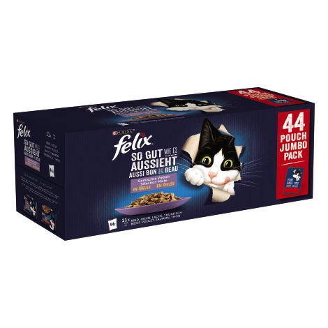 FELIX® Gemischte Vielfalt in Gelee 44x85 g