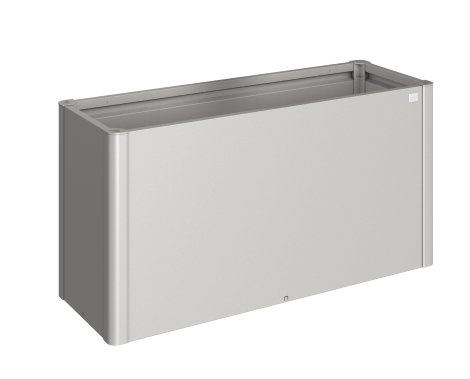 BIOHORT Hochbeet 1,5x0,5 m, Silber-Metallic