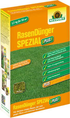 NEUDORFF Rasendünger Special 5 Plus 1, 2,5 kg