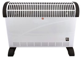 SHX Heizkonvektor Turbo Weiß/Schwarz 2000W