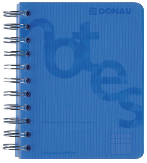 DONAU Collageblock A5 kariert Blau 140 Blatt
