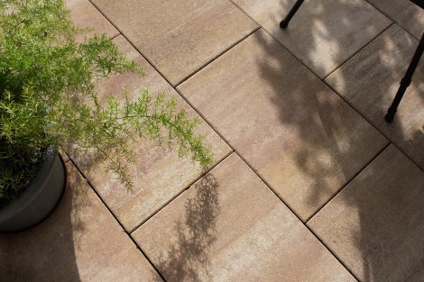 EBENSEER Gartenplatte Komfort Muschelkalk 59,7x39,7x5 cm (LxBxH)