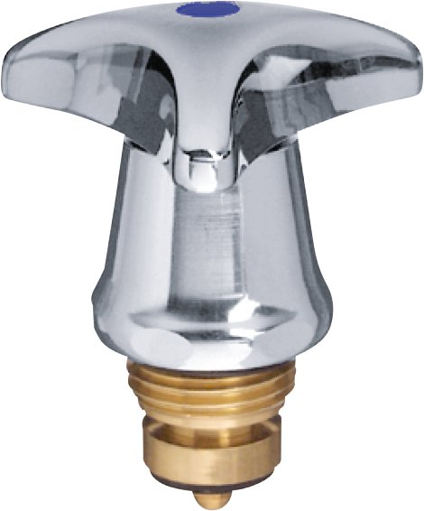 CRONAT Ventiloberteil Dreikant Blau 3/8" AG