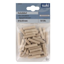 SUKI Holzdübel 50 Stk.